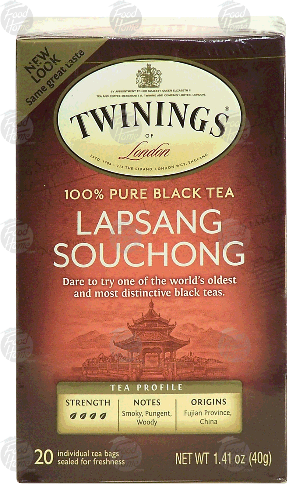 Twinings Of London Tea Bags lapsang souchong tea, 20 tea bags Full-Size Picture